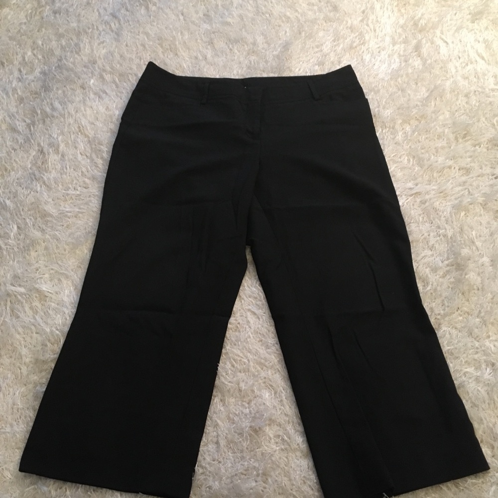 Express black dress pants - cropped length